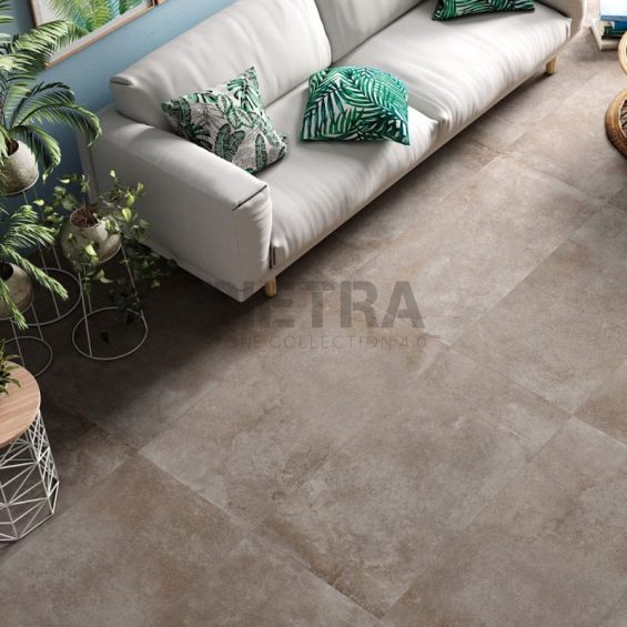 Sintesi Twenty Concept Stone Earth — гранитогрес за двоен инсталационен под, снимка 2