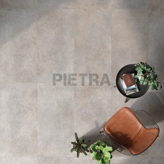 Sintesi Twenty Concept Stone Silver — гранитогрес за двоен инсталационен под, снимка 2