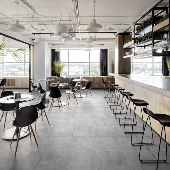 Sintesi Twenty Flow Grey — гранитогрес за двоен инсталационен под, снимка 2