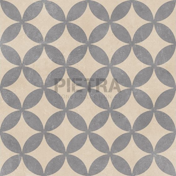 Ark Fiore Decor – QUA Graphite — гранитогрес за двоен инсталационен под